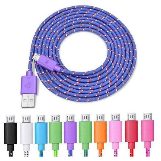 Braided Micro USB Cable Type C Cable 1M for Samsung High Speed Phone Charger Sync Data Cord for Android LG Say It On Tees Now