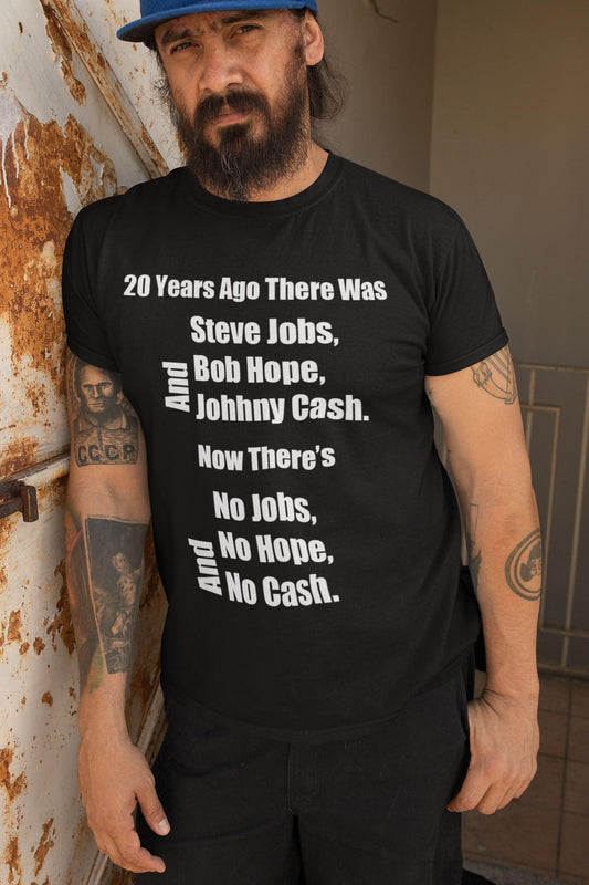 Men's 20 Years Ago There Was Text T-shirt Say It On Tees Now