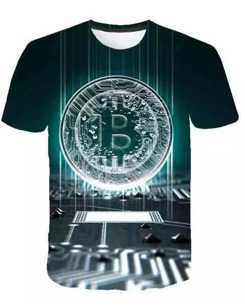 Men's Bitcoin Crypto Tees Double sided design Say It On Tees Now