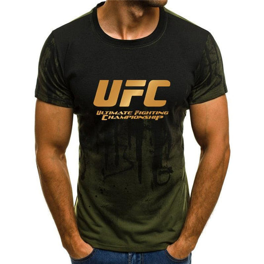 Men's UFC fighting, street, simple printed T-shirt fashion - Say It On Tees Now
