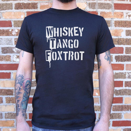 Men's Whiskey Tango Foxtrot T-Shirt US Drop Ship