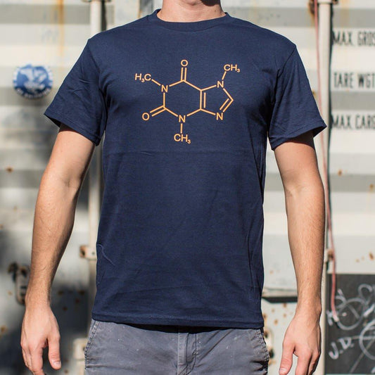 Mighty Caffeine Molecule T-Shirt (Mens) US Drop Ship