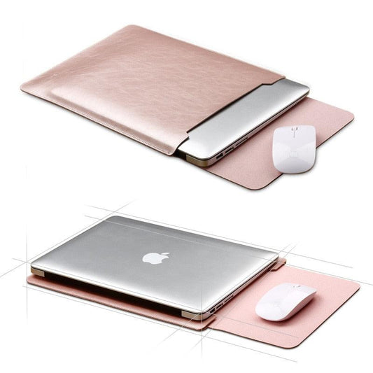 Mouse Pad Pouch Notebook Case for Macbook Air 11.6 12 13 Cover Retina Pro 13.3 15 15.6 Fashion Laptop Sleeve Leather Bag - Say It On Tees Now