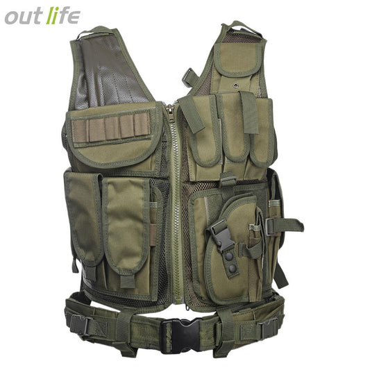 Outdoor Hunting Paintball Tactical Vest out life