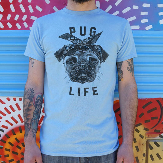 Pug Life Dog T-Shirt (Mens) US Drop Ship
